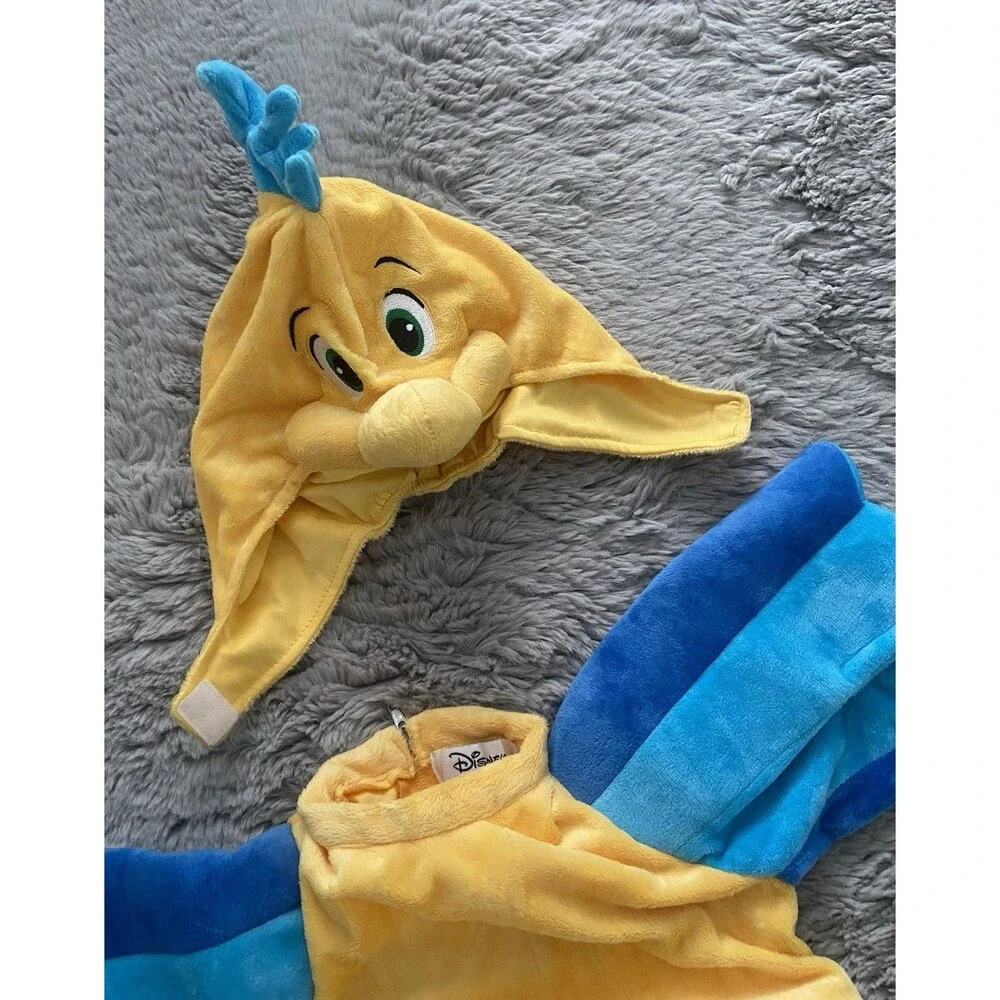 Disney Infant Flounder Fish The Little Mermaid Costume 12/18 Months